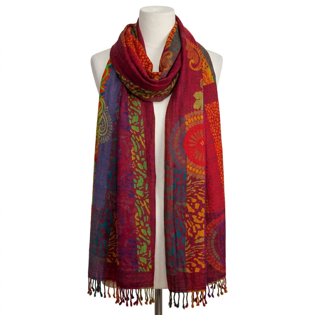 Designer Boiled Wool Scarves
